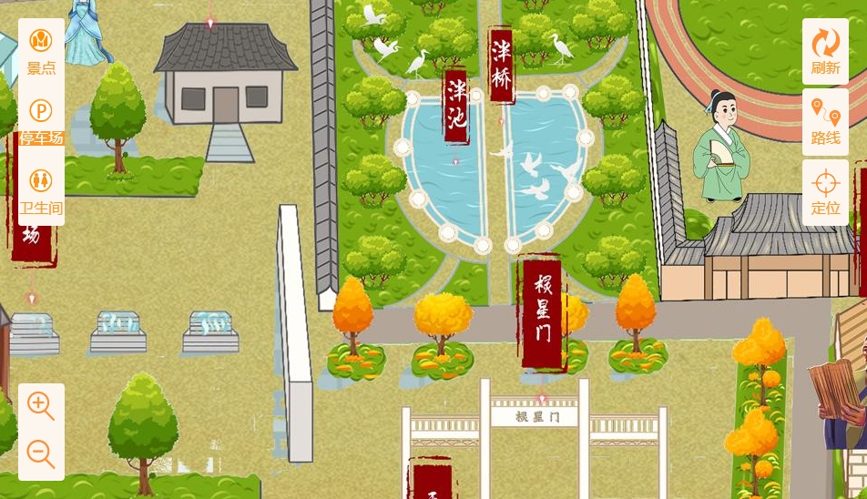 应城手绘地图景区语音讲解导览系统：智慧景区建设的基石